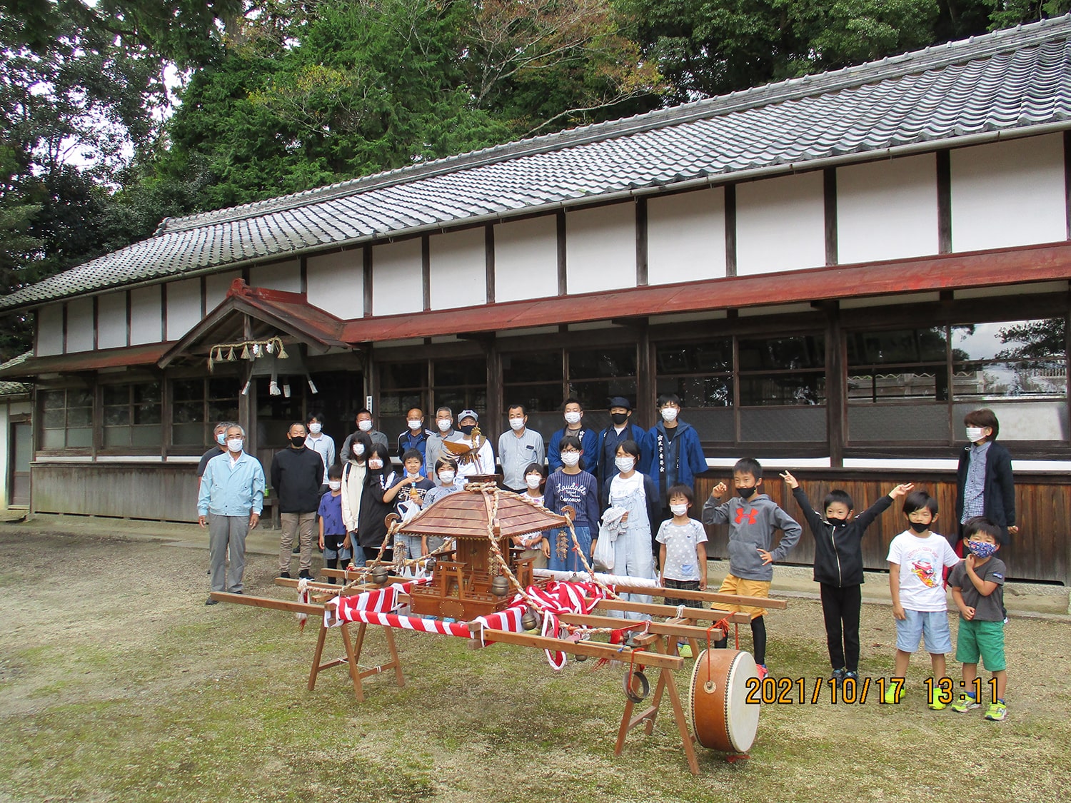 秋　菅原大邊神社祭り神輿